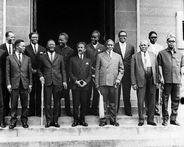 Руководители ОАЕ в 1963 году