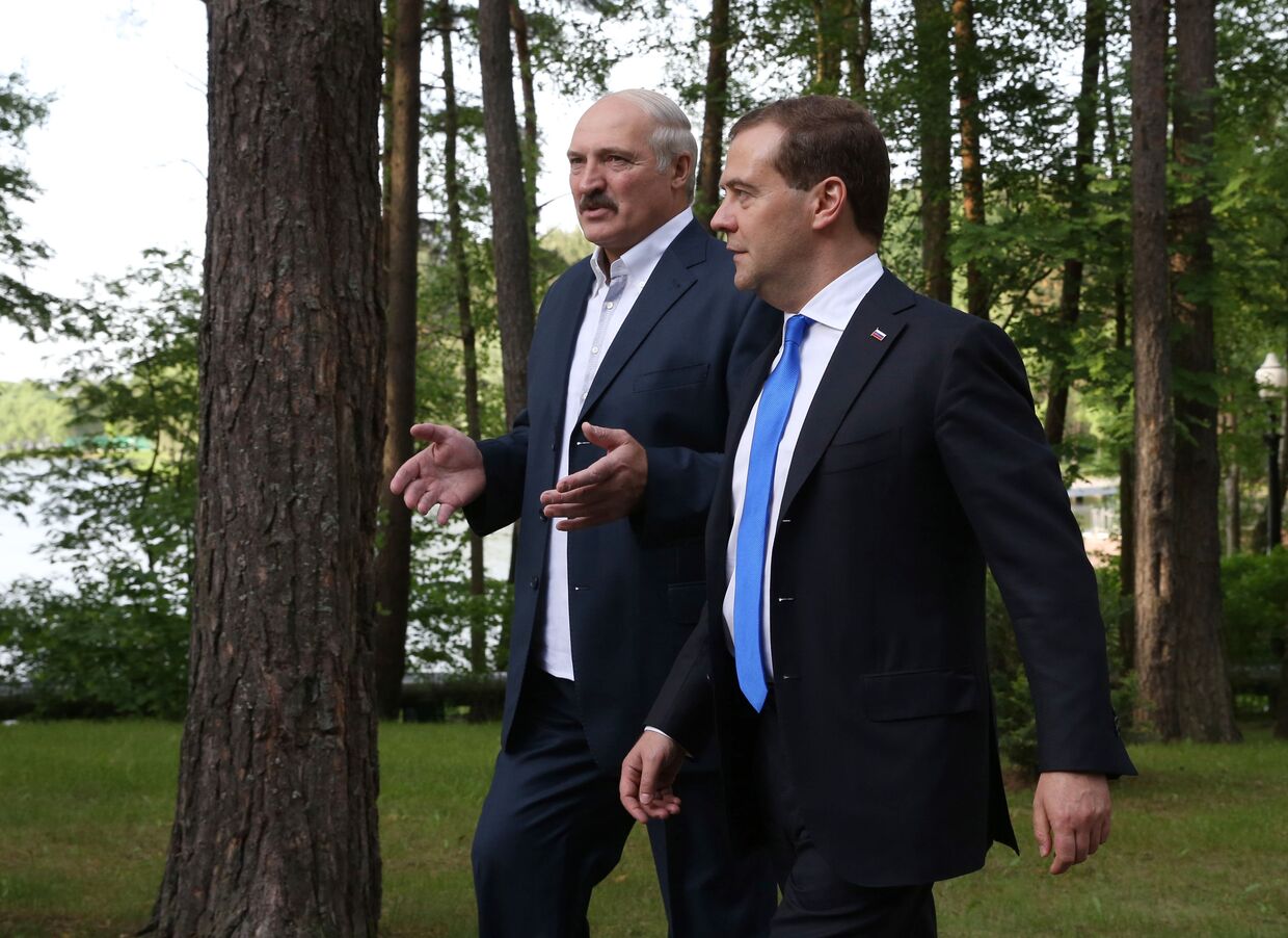 Встреча Дмитрия Медведева и Александра Лукашенко