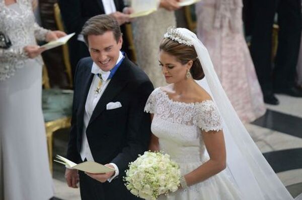 Свадьба шведской принцессы Мадлен и американского финансиста Кристофера О'Нила