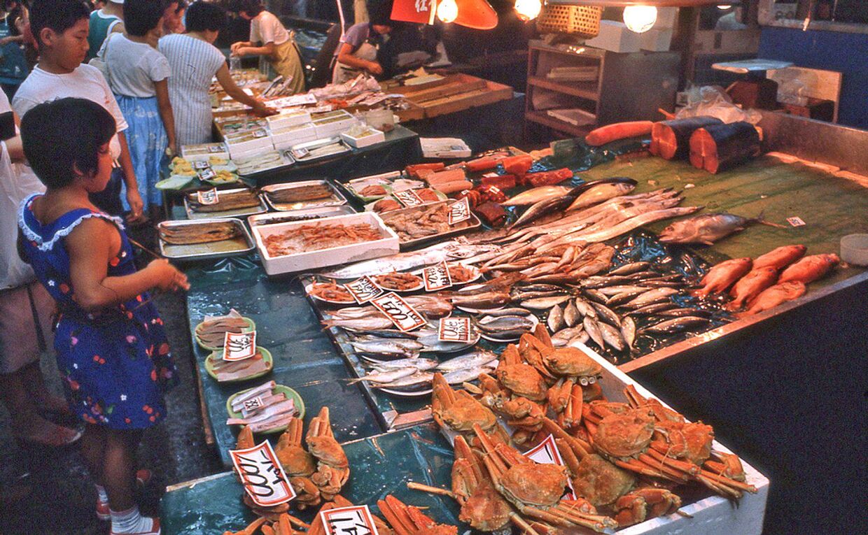 Рынок в г. Канадзава, Япония