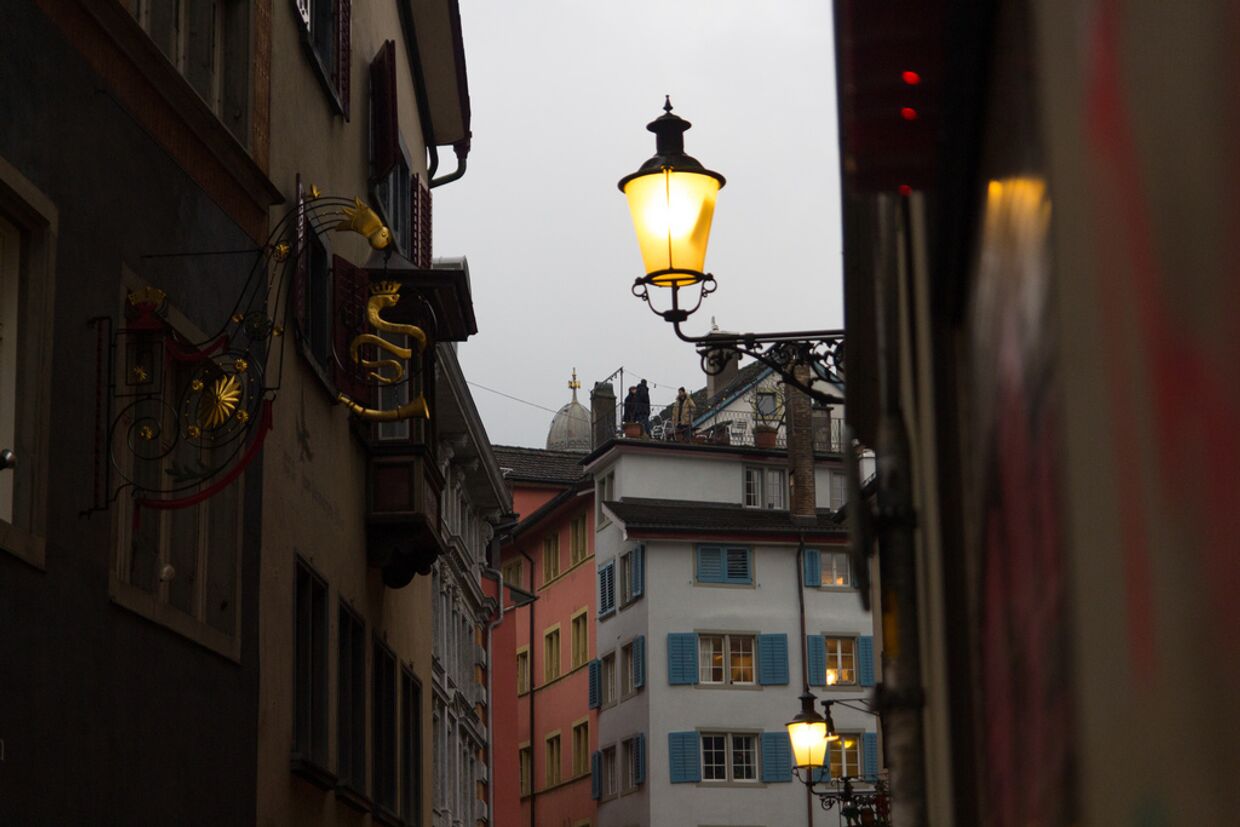 Одна из улиц Цюриха