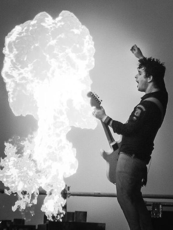 Билли Джо Армстронг, фронтмен панк-рок-группы Green Day