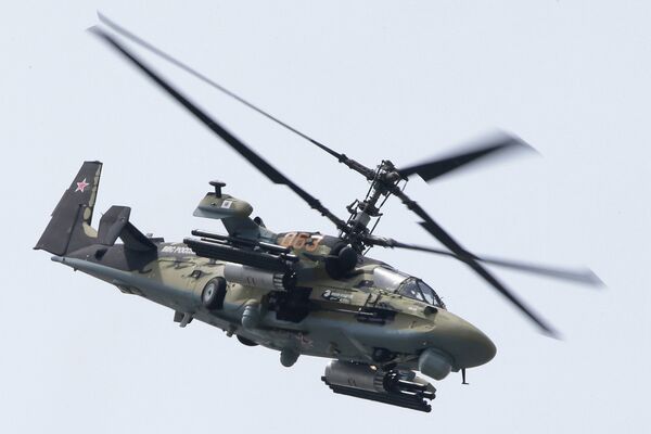 Разведывательно‑ударный вертолет Ка‑52 Аллигатор