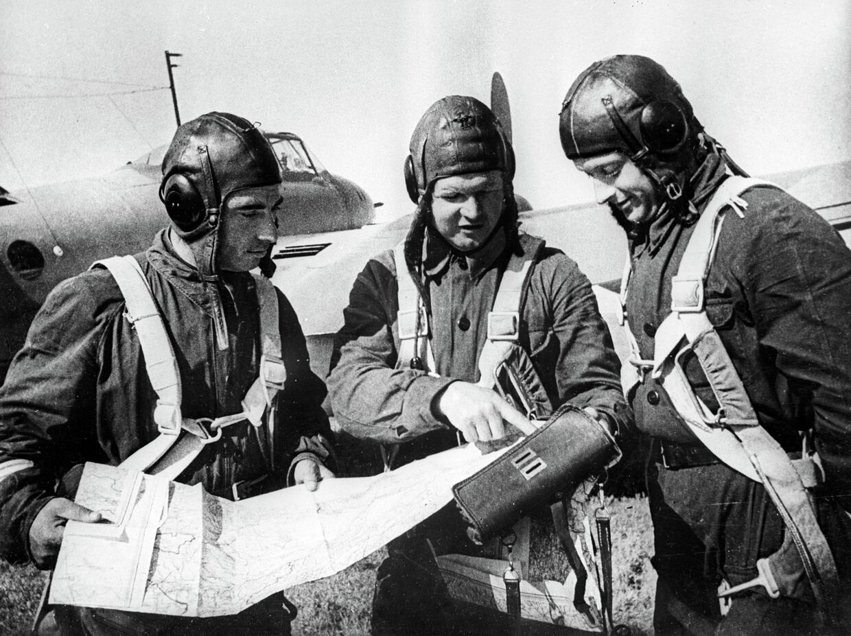 Погибшие летчики второй мировой войны