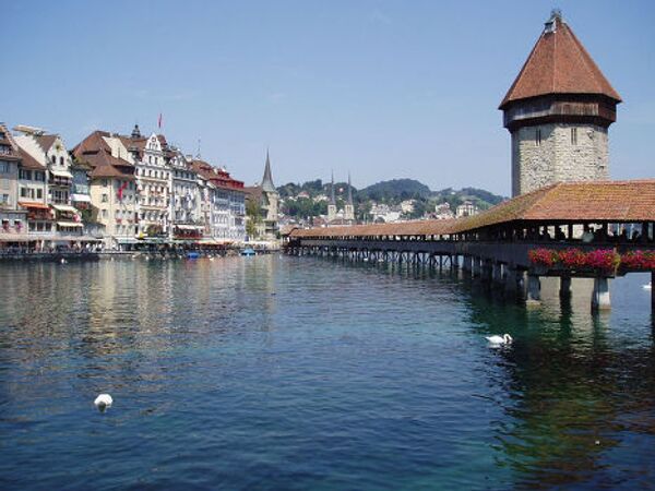 Главный мост в Люцерне, Швейцария