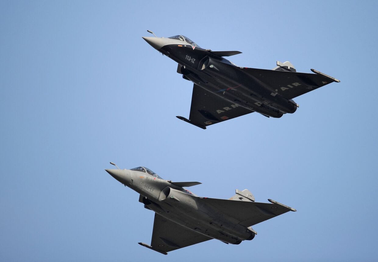Французские многоцелевые истребители Dassault Rafale 