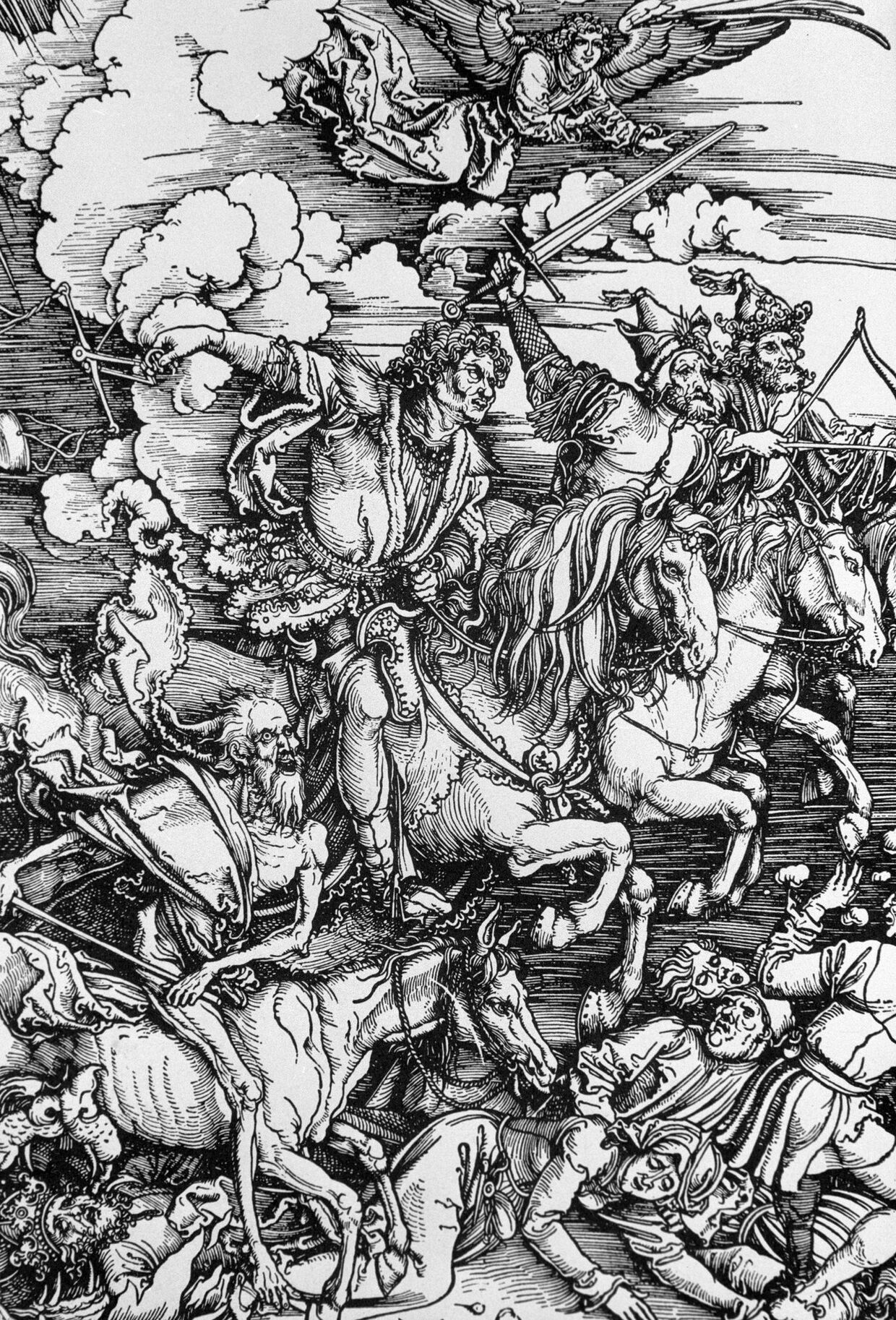 Рисунок Дюрера «Четвертый всадник Апокалипсиса»