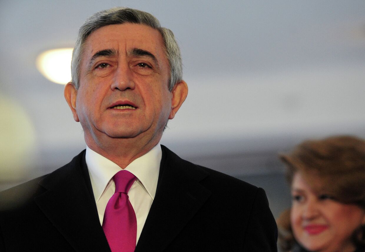 Президент Армении Серж Саргсян. Архив