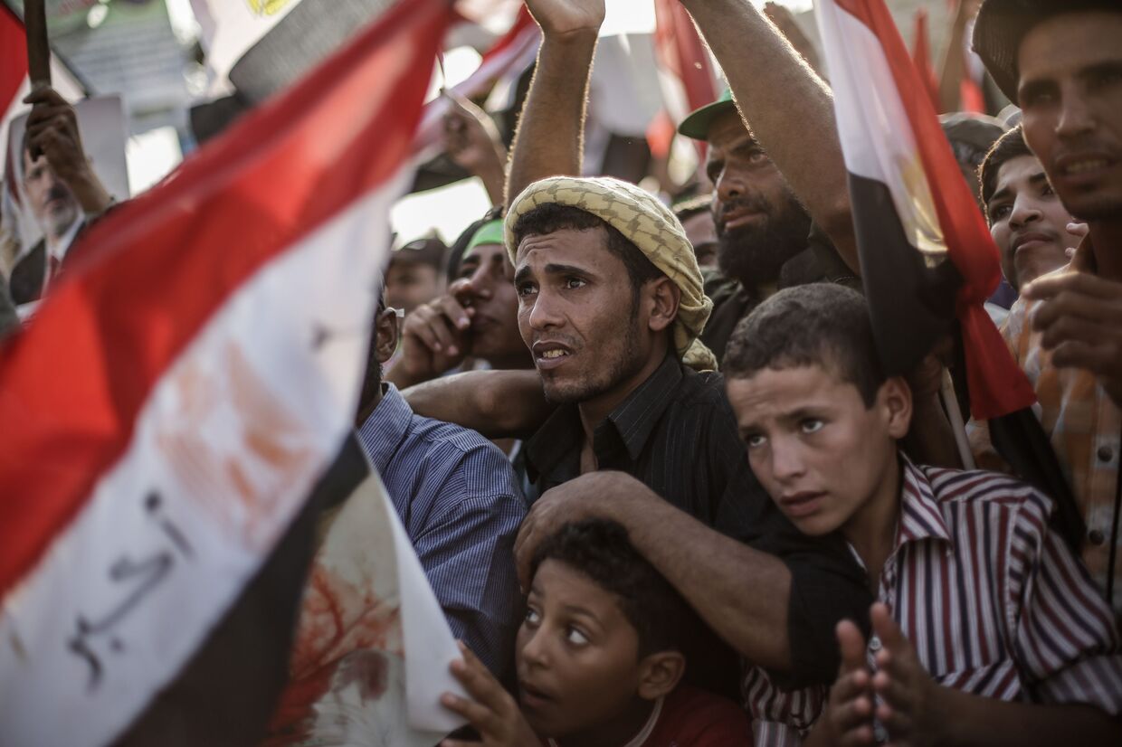 Выступления сторонников Мохаммеда Мурси в Каире. Архив