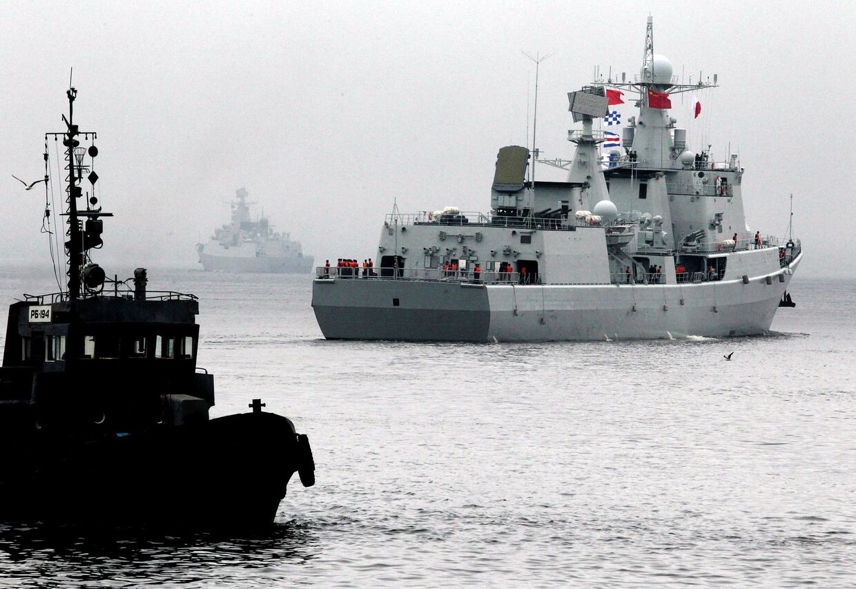Совместные учения ВМС КНР и Тихоокеанского флота РФ
