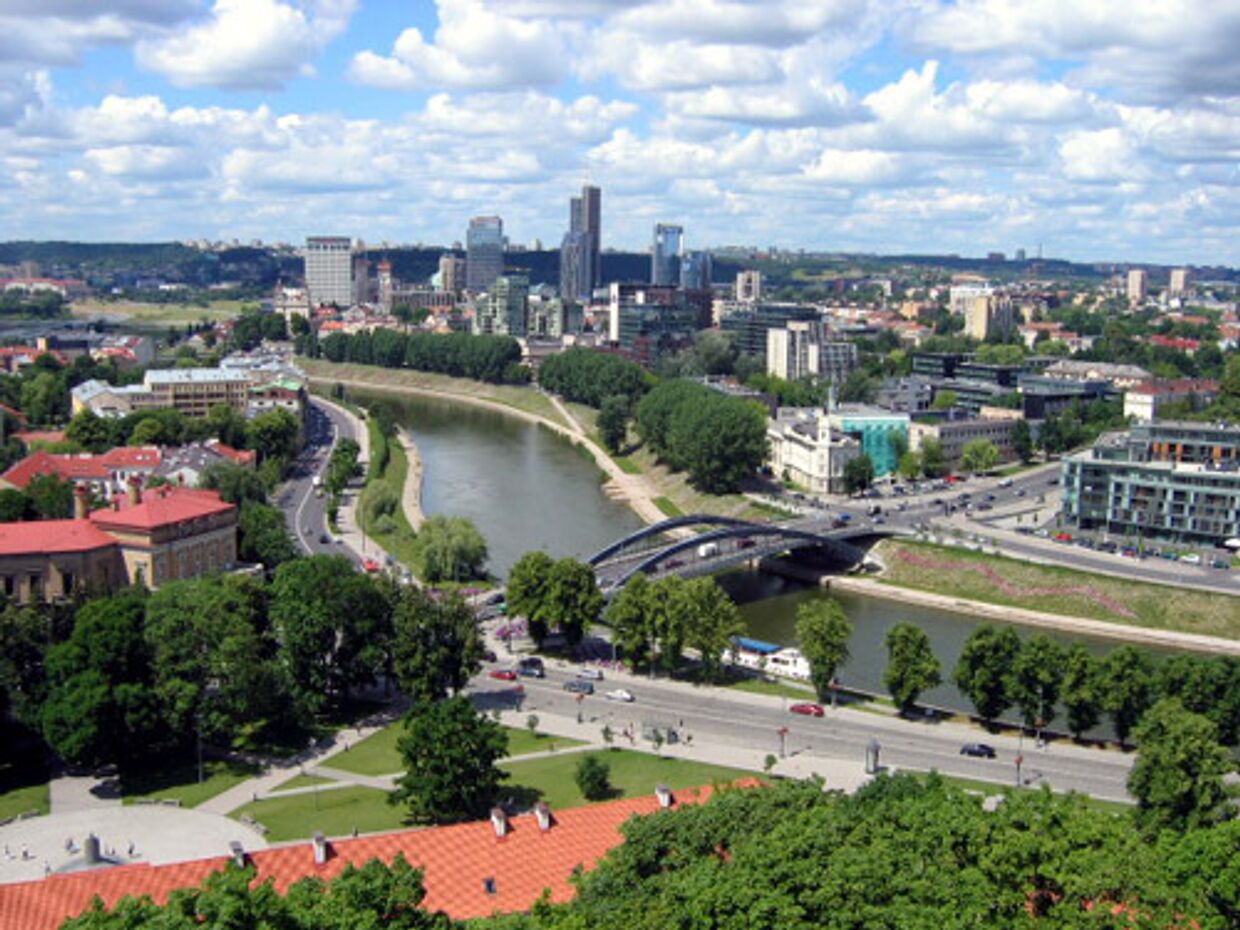 Вид Вильнюса, Литва
