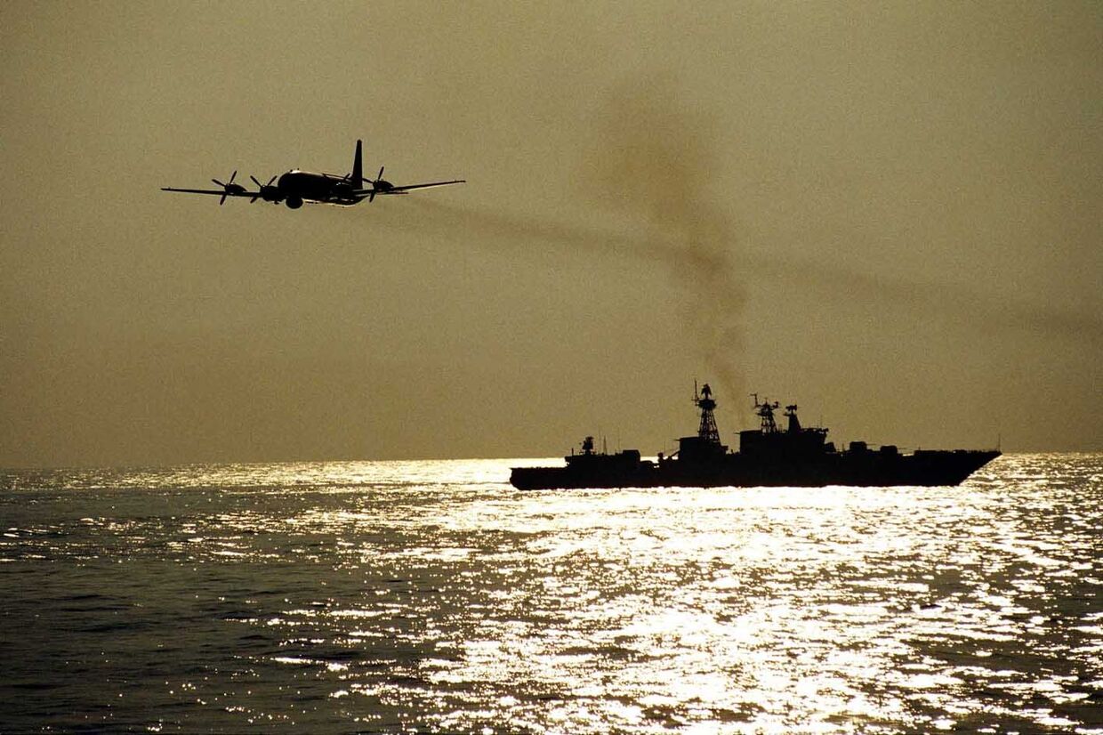 Военные учения Тихоокеанского флота с применением авиации