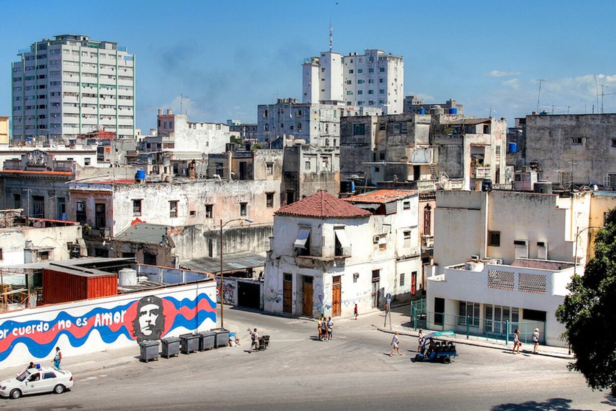 Одна из улиц Гаваны, Куба