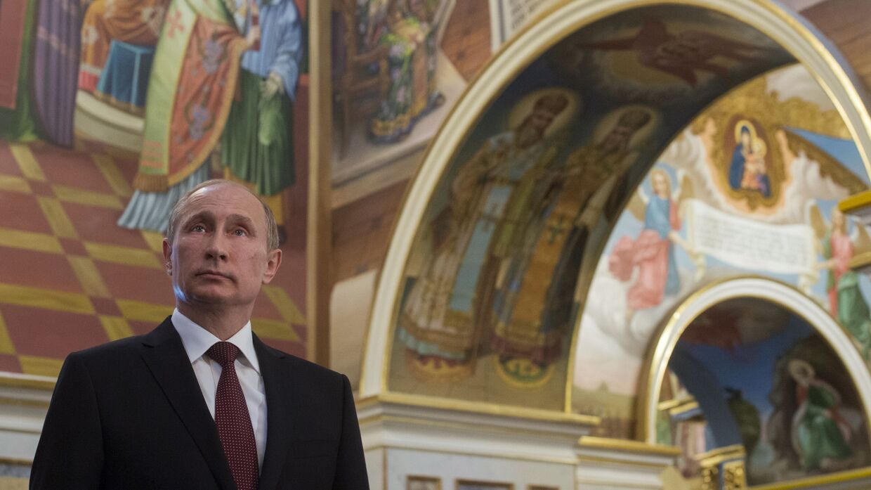 Визит президента России Владимира Путина в Киев