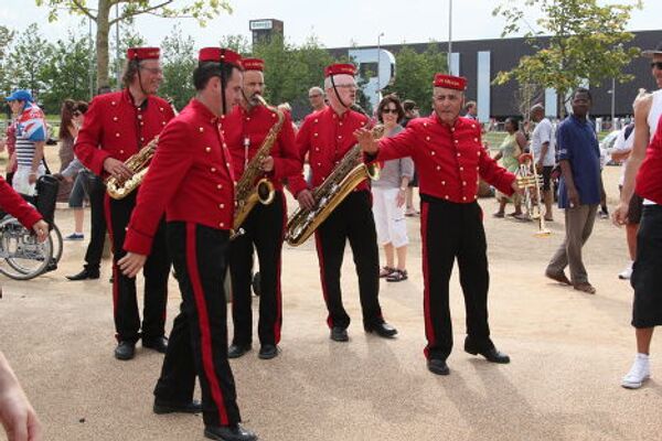 Открытие Олимпийского парка имени королевы Елизаветы II в Лондоне 