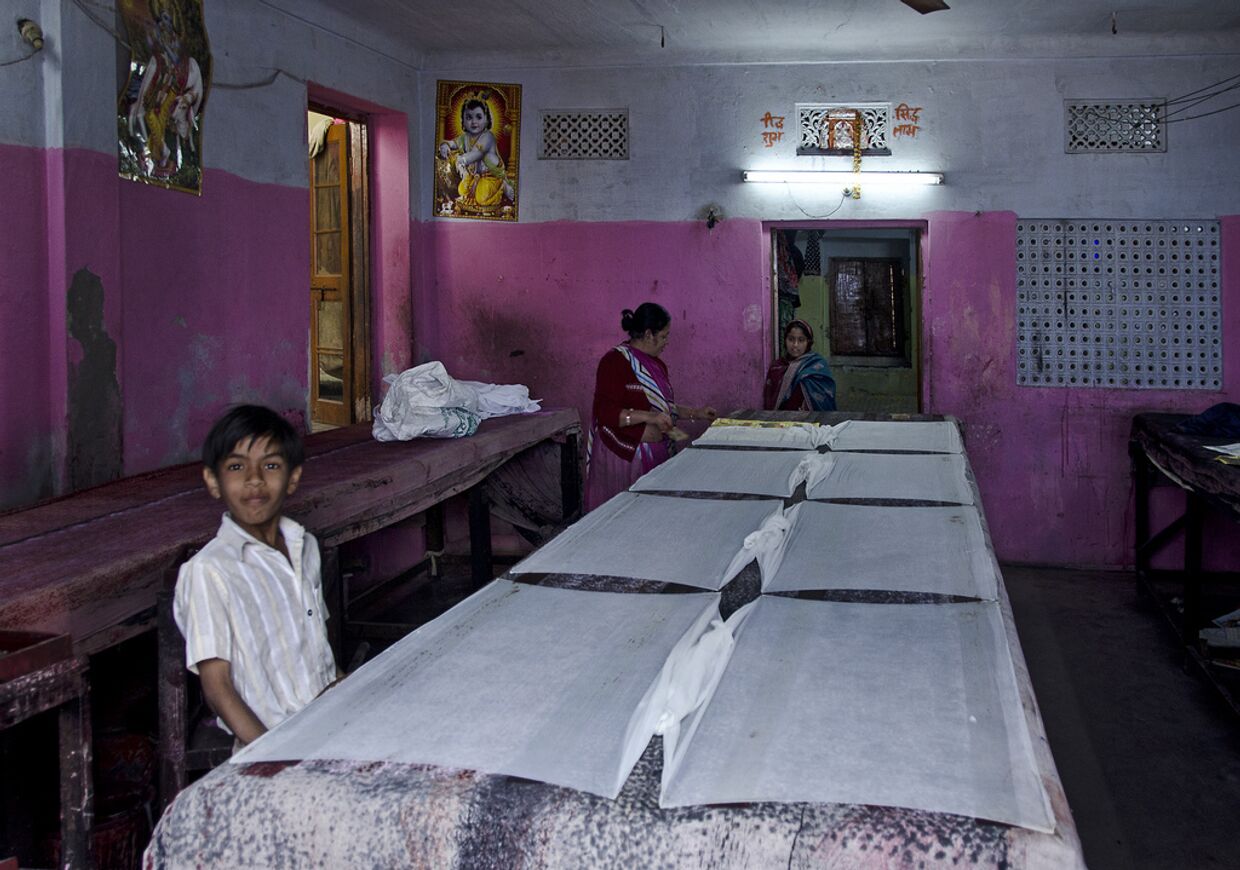 Текстильная фабрика в Индии