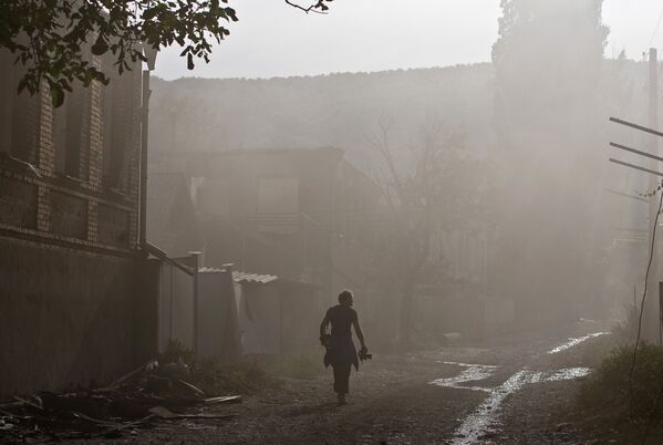 Работа фотокорреспондента иностранных СМИ в зоне грузино-югоосетинского конфликта