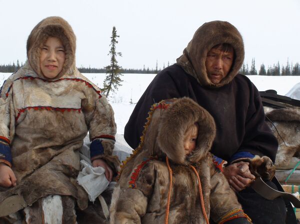 Ненецкая семья Ненецкая семья