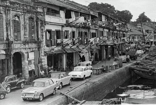 Бедный квартал в Сингапуре