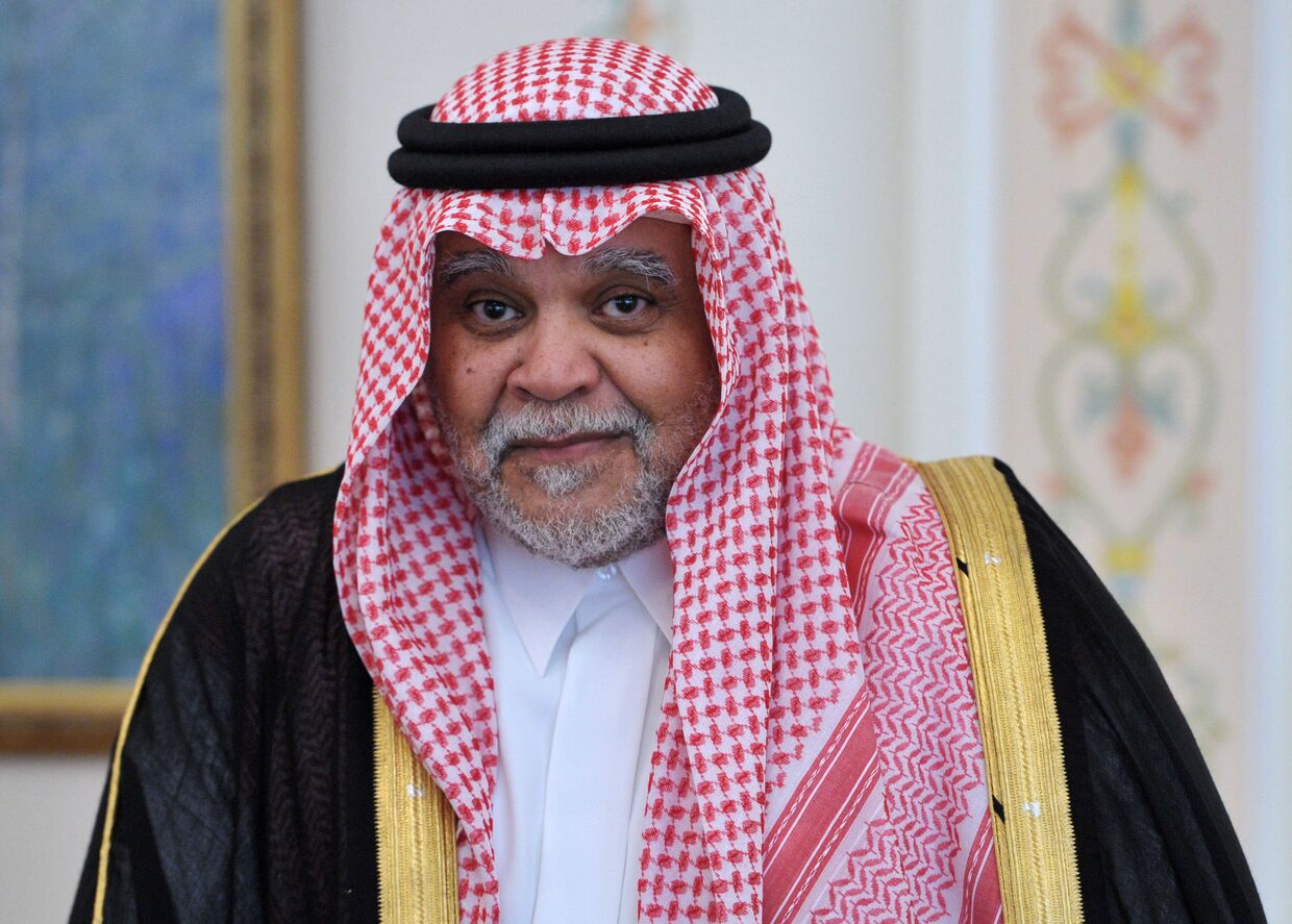 Принц Саудовской Аравии Бандар бен Султан в резиденции Ново-Огарево