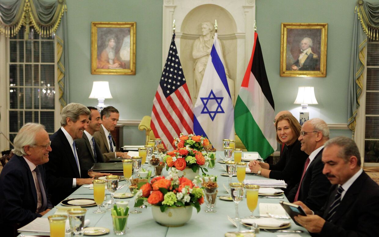 Мирные переговоры Израиля и Палестины возобновились в США