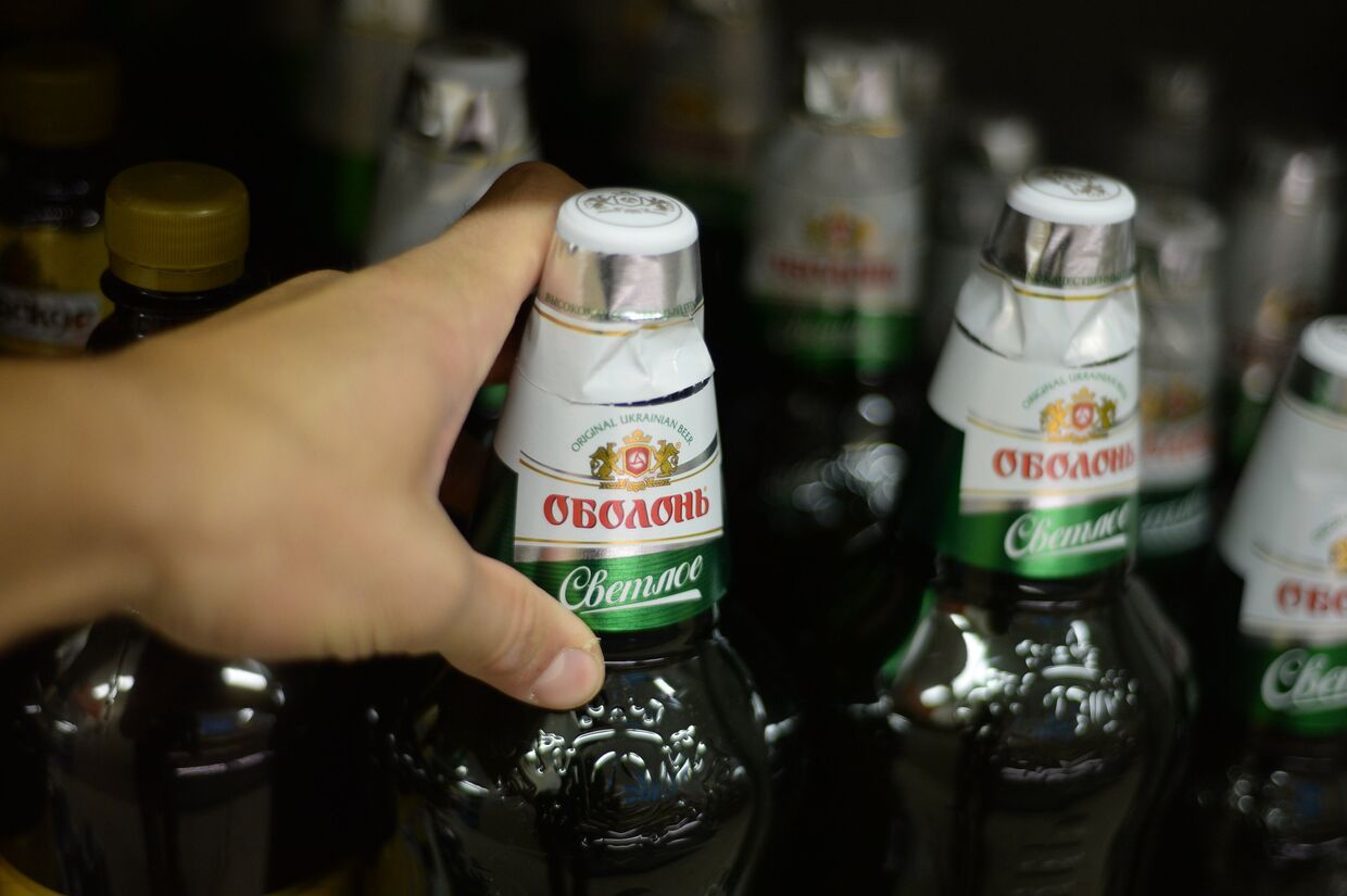 Оболонь прекратила отгрузку пива в Россию