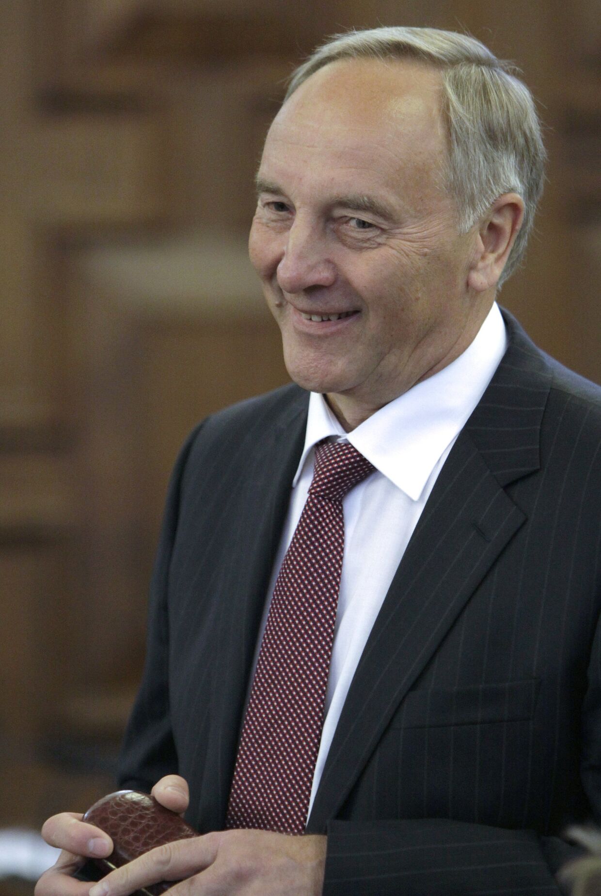 Президент Латвии Андрис Берзиньш. Архив