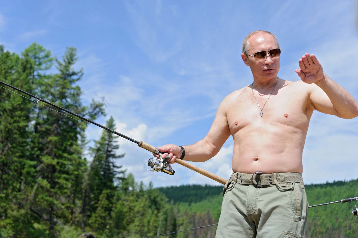 В. Путин на отдыхе. Архив