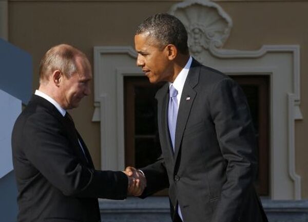 Владимир Путин встречает Барака Обаму на саммите «Группы двадцати» 