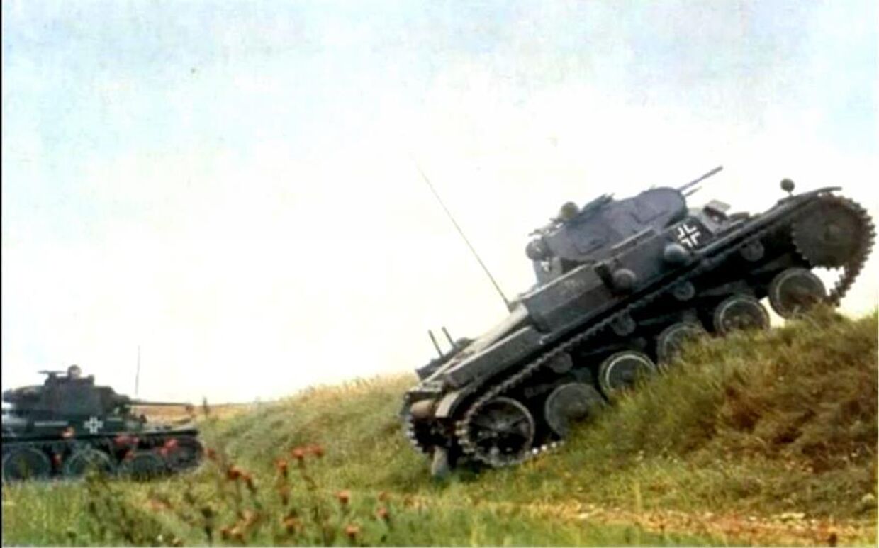 немецкие танки pz II и pz 38, Вторая мировая война