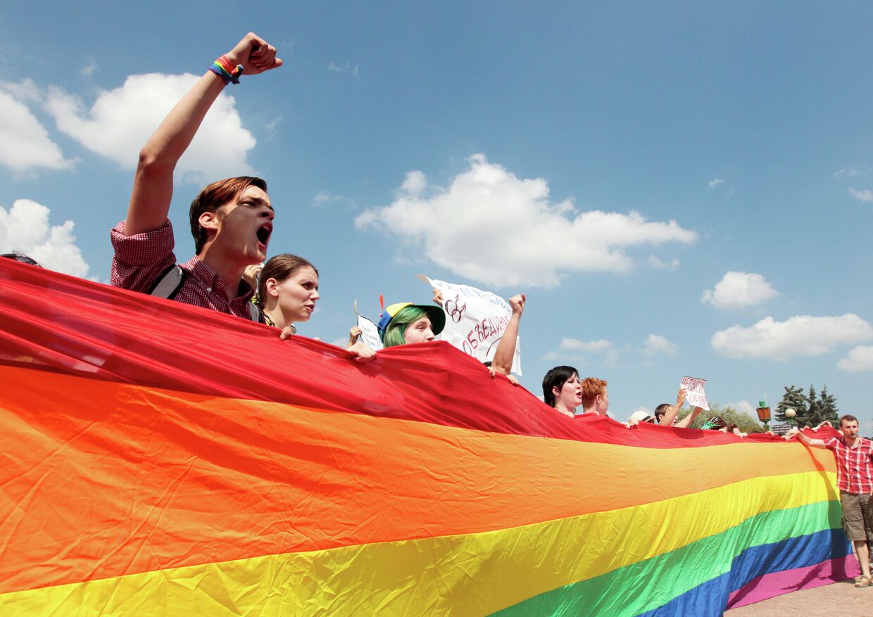 Митинг ЛГБТ-сообщества, архивное фото