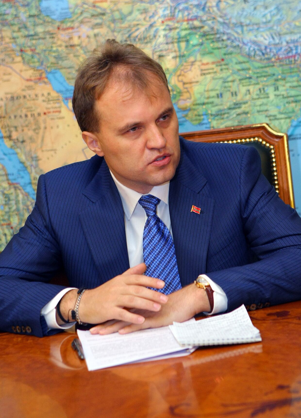 Глава Приднестровской Молдавской республики (ПМР) Евгений Шевчук