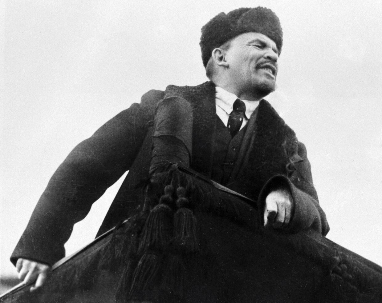 Празднование I-ой годовщины Великой Октябрьской революции