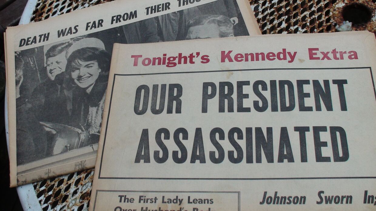 Газеты 50-летней давности, вышедшие после убийства Джона Кеннеди