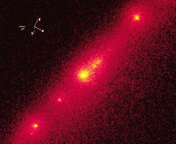Комета Шумейкеров — Леви приближается к Юпитеру