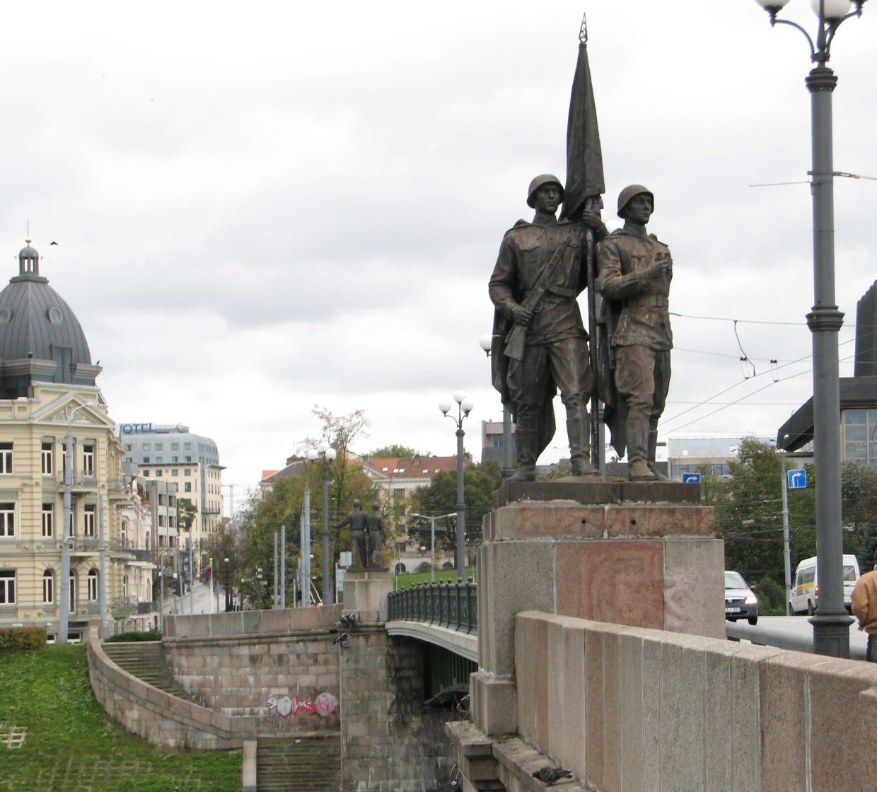 Зеленый мост в Вильнюсе