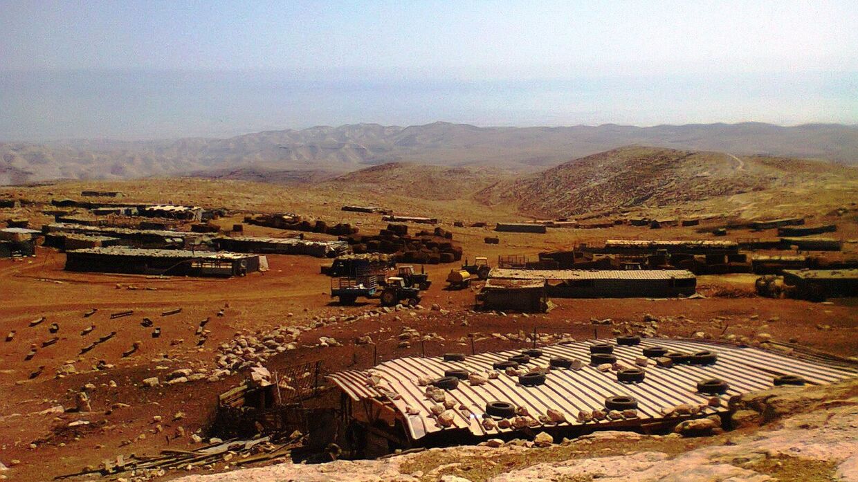 Поселок бедуинов на Западном берегу реки Иордан