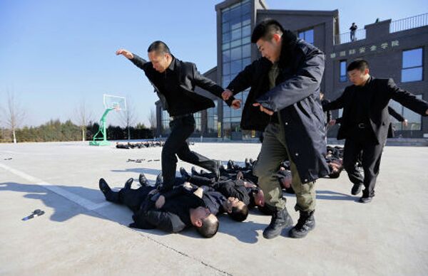 Подготовка телохранителей в Китае