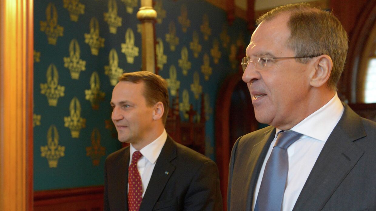 Встреча Сергея Лаврова и Радослава Сикорского