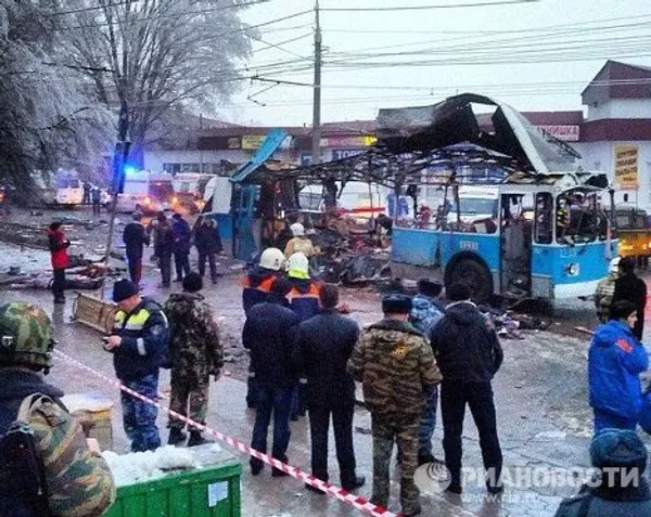 Взрыв в троллейбусе в Волгограде