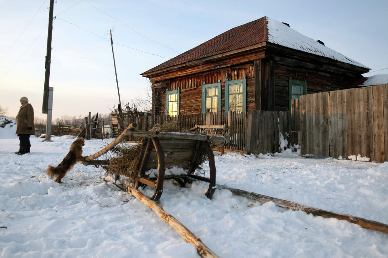 Исчезающая деревня Березовка Новосибирской области
