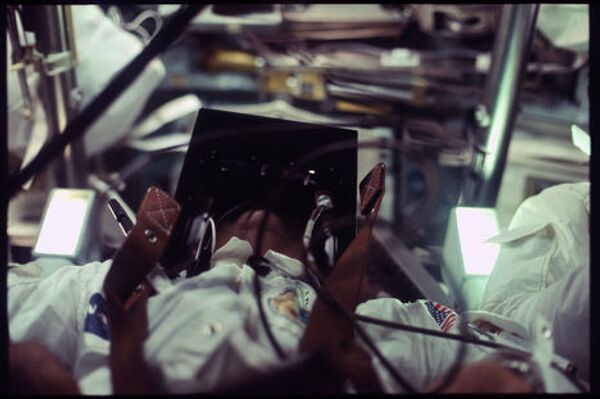 Интерьер пилотируемого космического корабля. Программа Аполлон 17