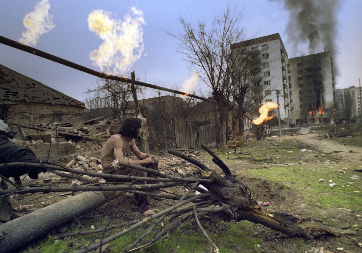 В Грозном разрушено много жилых домов