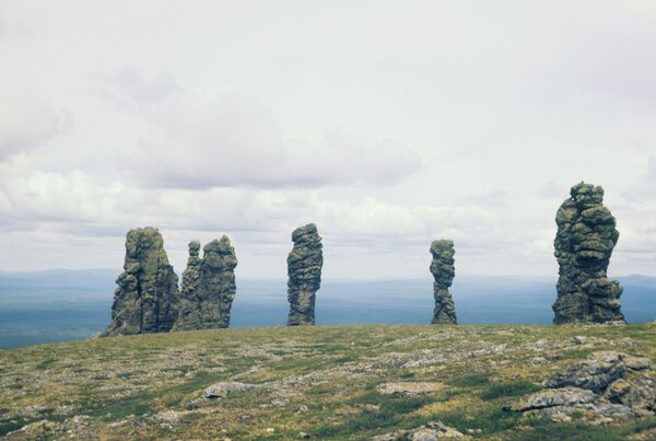 Каменные останцы в верховьях Печоры, Республика Коми