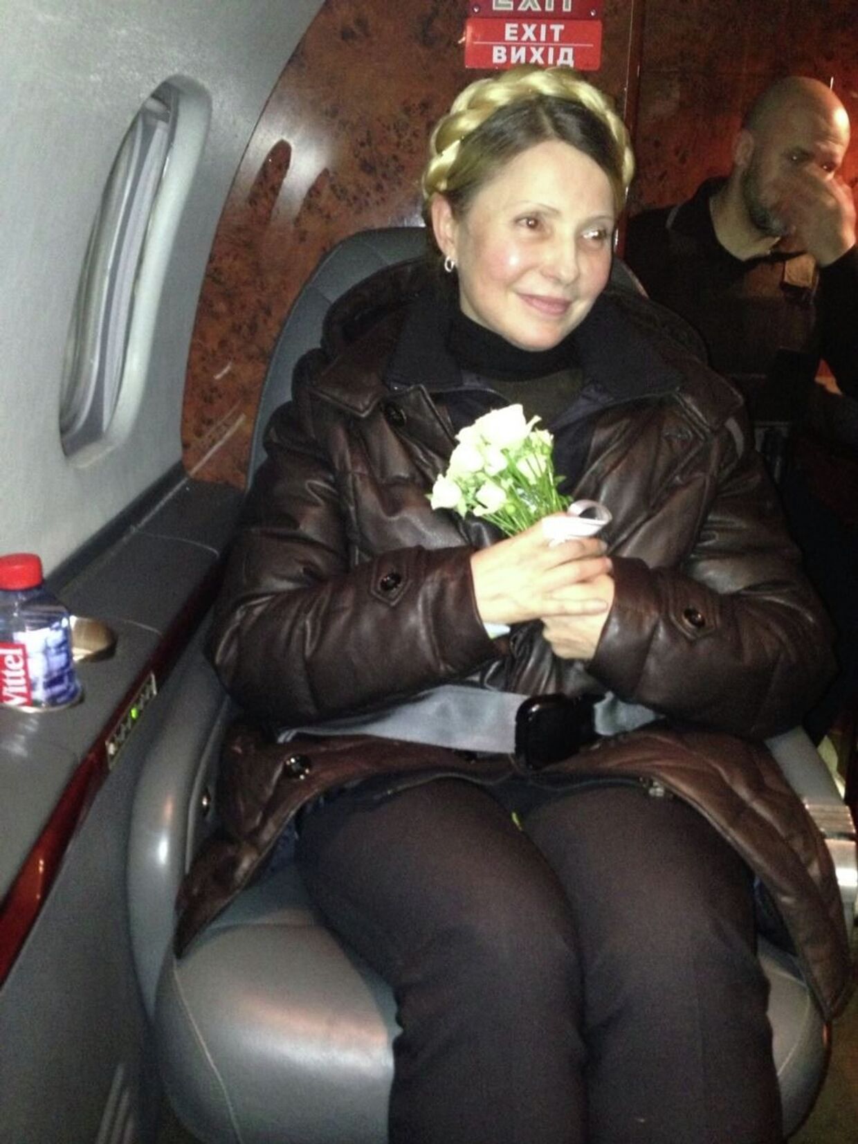 Юлия Тимошенко после освобождения из тюрьмы