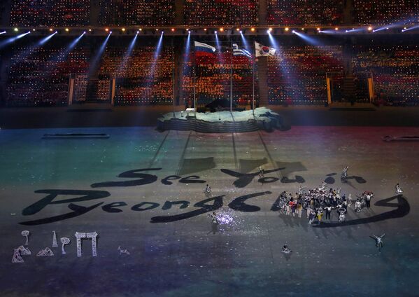 Церемония закрытия Олимпийских игр в Сочи