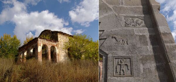 Заброшенная церковь в селе Живовцы в Болгарии
