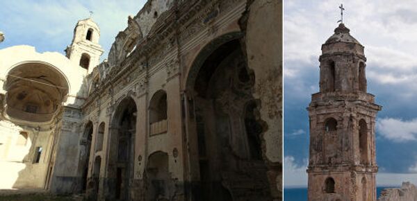 Заброшенная церковь в Буссана-Веккья, Италия