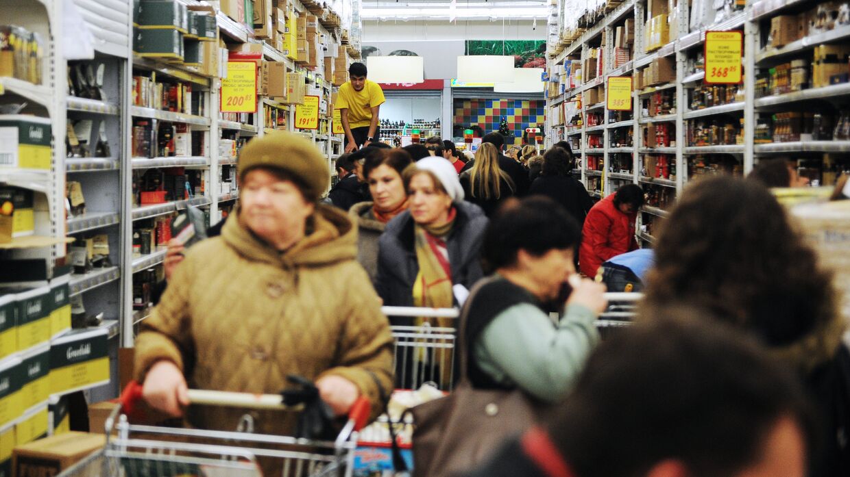 Работа гипермаркетов в предновогоднее время в Москве
