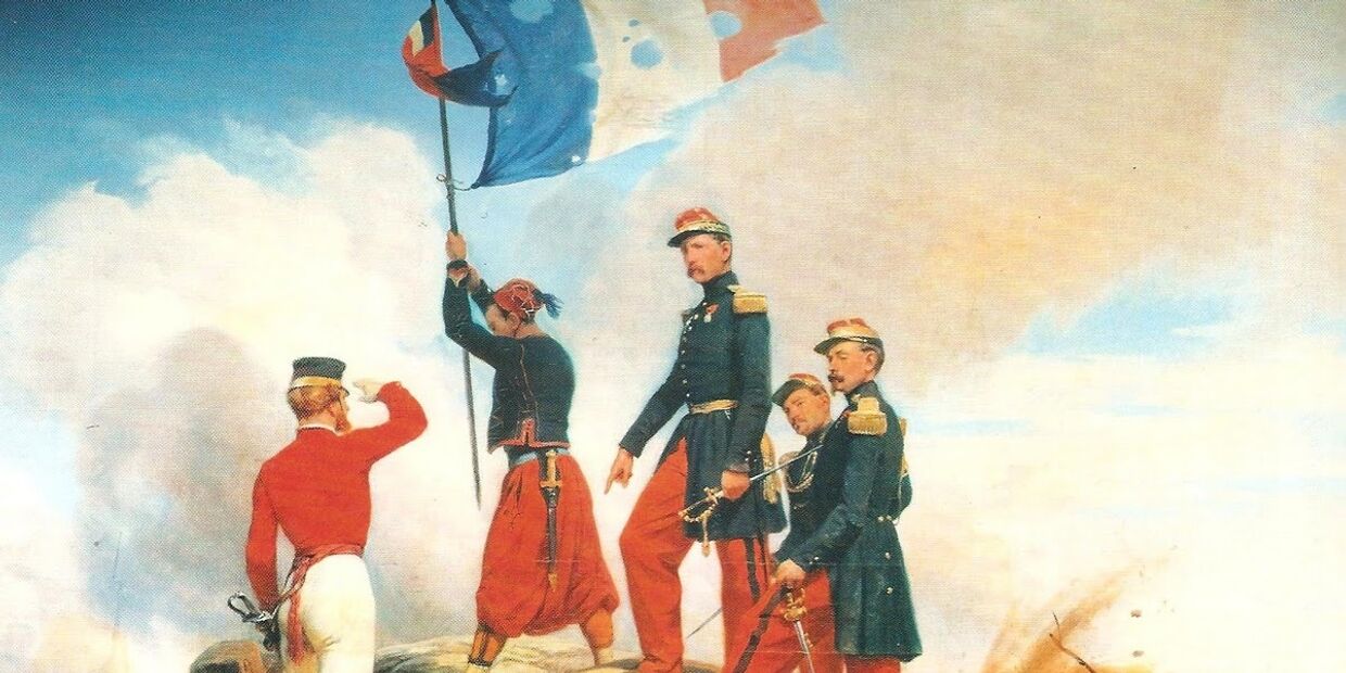 Орас Верне (Horace Vernet), 1858 год. Взятие Малахова кургана генералом Мак-Магоном и его зуавами во время осады Севастополя. 